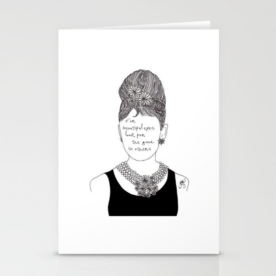 Audrey Hepburn Stationery Cards