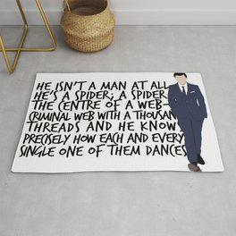 James Moriarty Rug | Movies & TV, Typography, Illustration 
