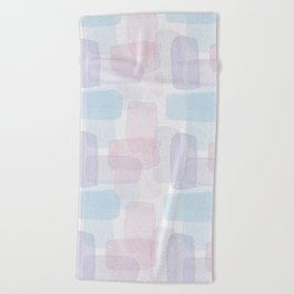 Stained Glass light Beach Towel