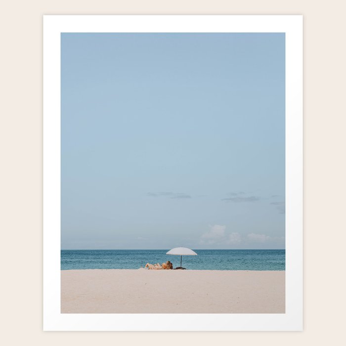 summer beach ii Art Print by mauikauai Society6