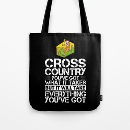 Cross Country Running Coach Training XC Run Race Tote Bag