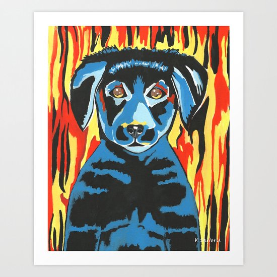 Got The Blues Art Print