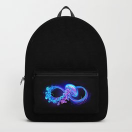 Infinity with Glowing Jellyfish Backpack