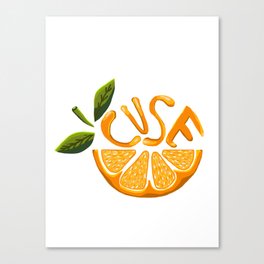 Syracuse Orange Canvas Print
