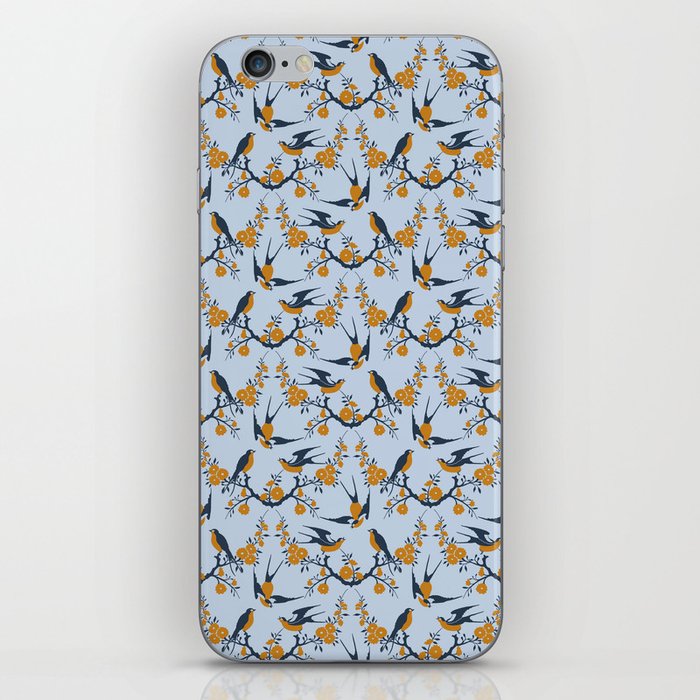 Swallows in the Spring iPhone Skin