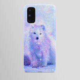 Arctic iceland fox Android Case