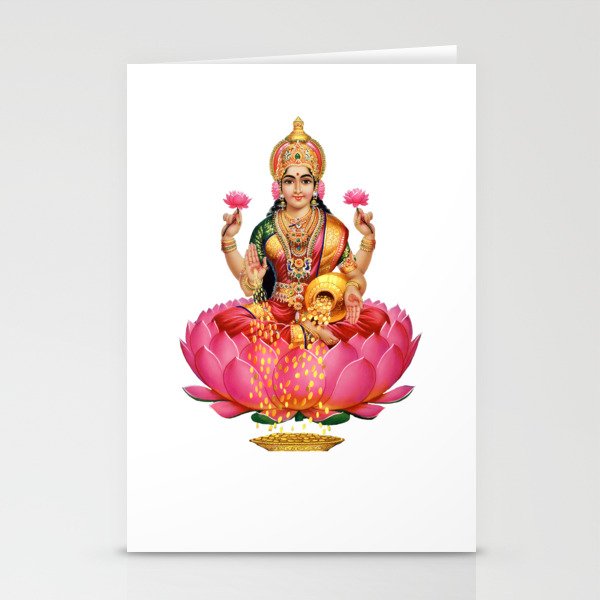 Goddess Lakshmi  Stationery Cards