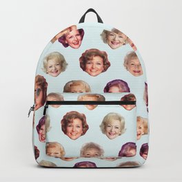 Betty Forevs Backpack | Popart, Collage, Comic, Digital, Photomontage, Goldengirls, Pattern, Movies & TV, People, Bettywhite 