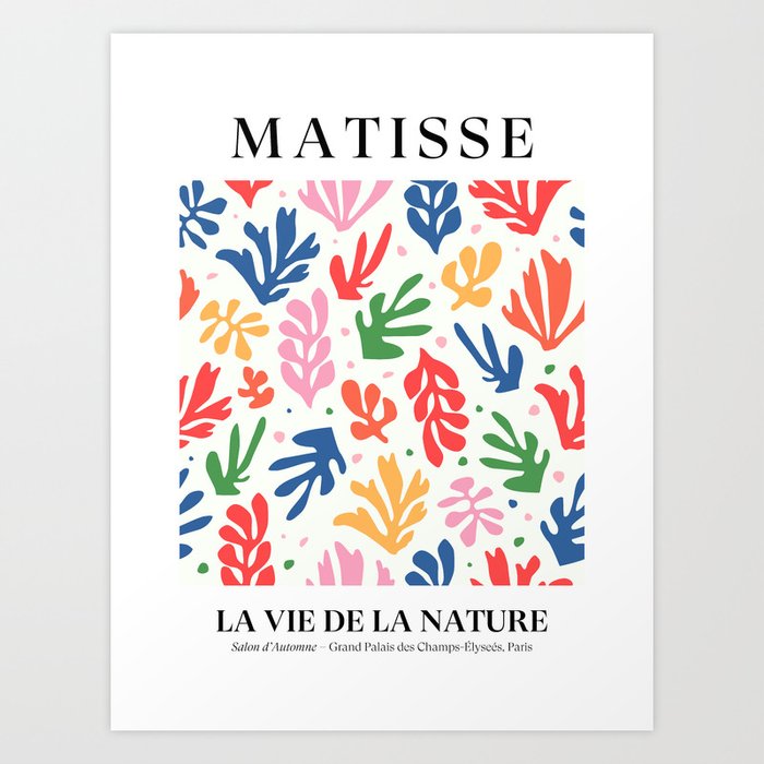 Nature Leaf Cut Outs | Henri Matisse Series Art Print