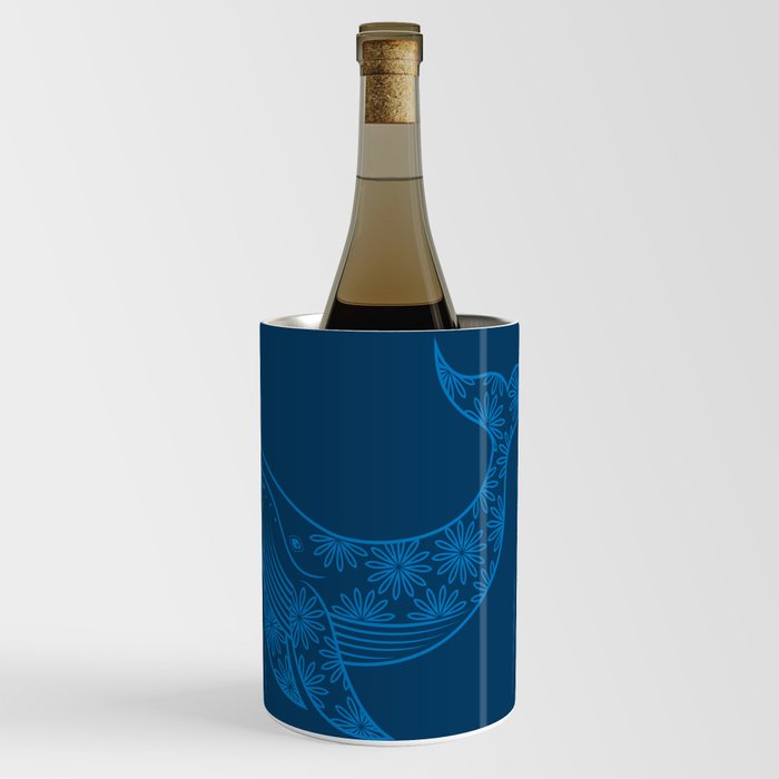 Cute Blue Whale Wine Chiller