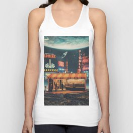 a Postcard from year 2347 Tank Top