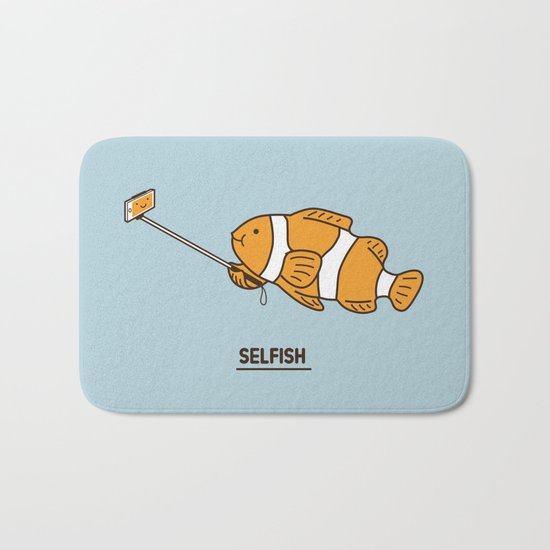 Selfish Bath Mat