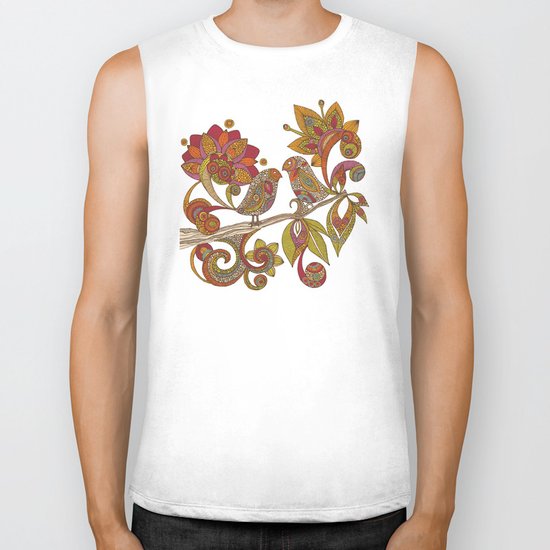 Hello Birds Biker Tank