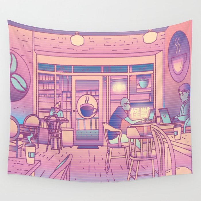 Vaporwave wall hotsell tapestry