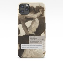 Dark Academia | Romance - In Our Choices Lie Our Fate | Poetry Study Painting Love Death Aesthetic iPhone Case