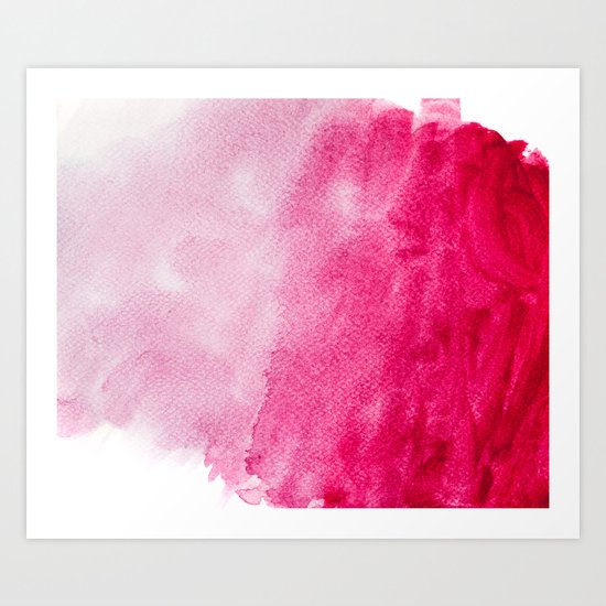 Hopeless, Romantic And Pink #decor #buyart #society6 #art #prints Art Print