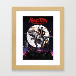 Kung Fury - fan poster Framed Art Print