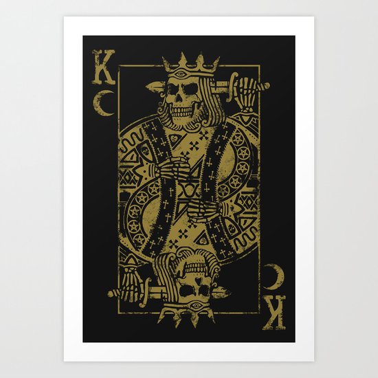 Suicide King Art Print