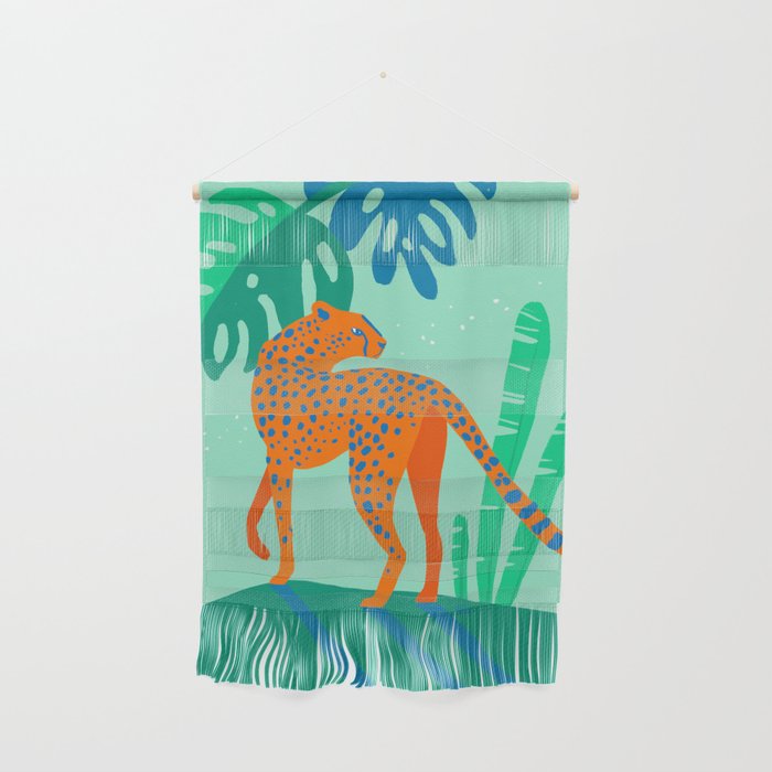 Cheetah in the Jungle Wall Hanging