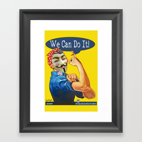 Rosie gets a Makeover. Framed Art Print