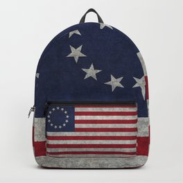 USA Betsy Ross flag - Grungy Style Backpack
