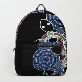 Authentic Aboriginal Art - Sea Turtles 2 Backpack