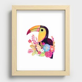 Toucan Recessed Framed Print