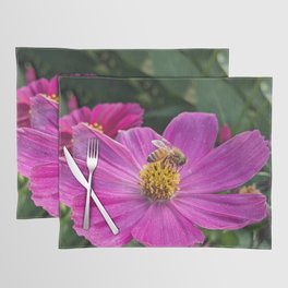 Bee Visiting Cosmo Flower  Placemat