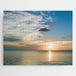Sunset over Belize Jigsaw Puzzle