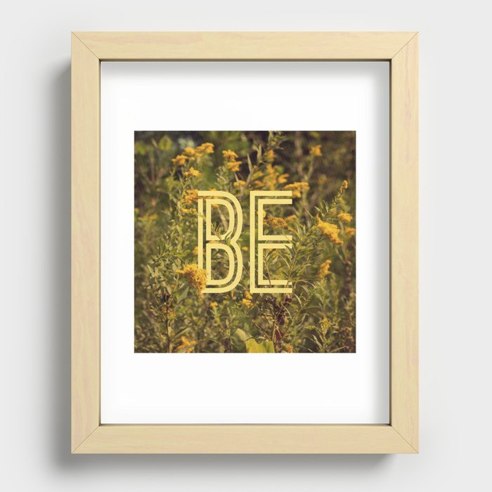 Be Recessed Framed Print