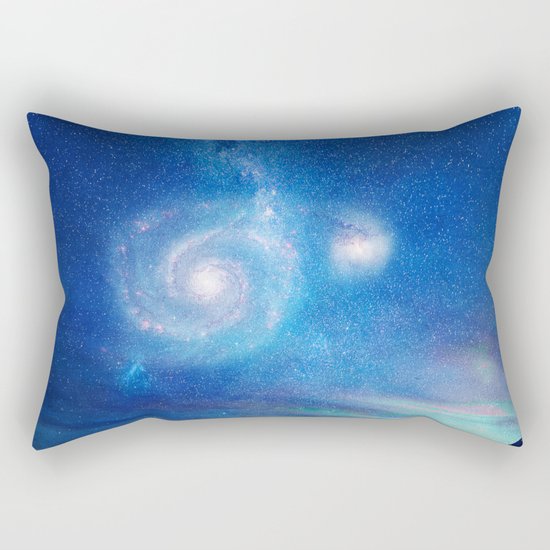 Poetry in the sky Rectangular Pillow