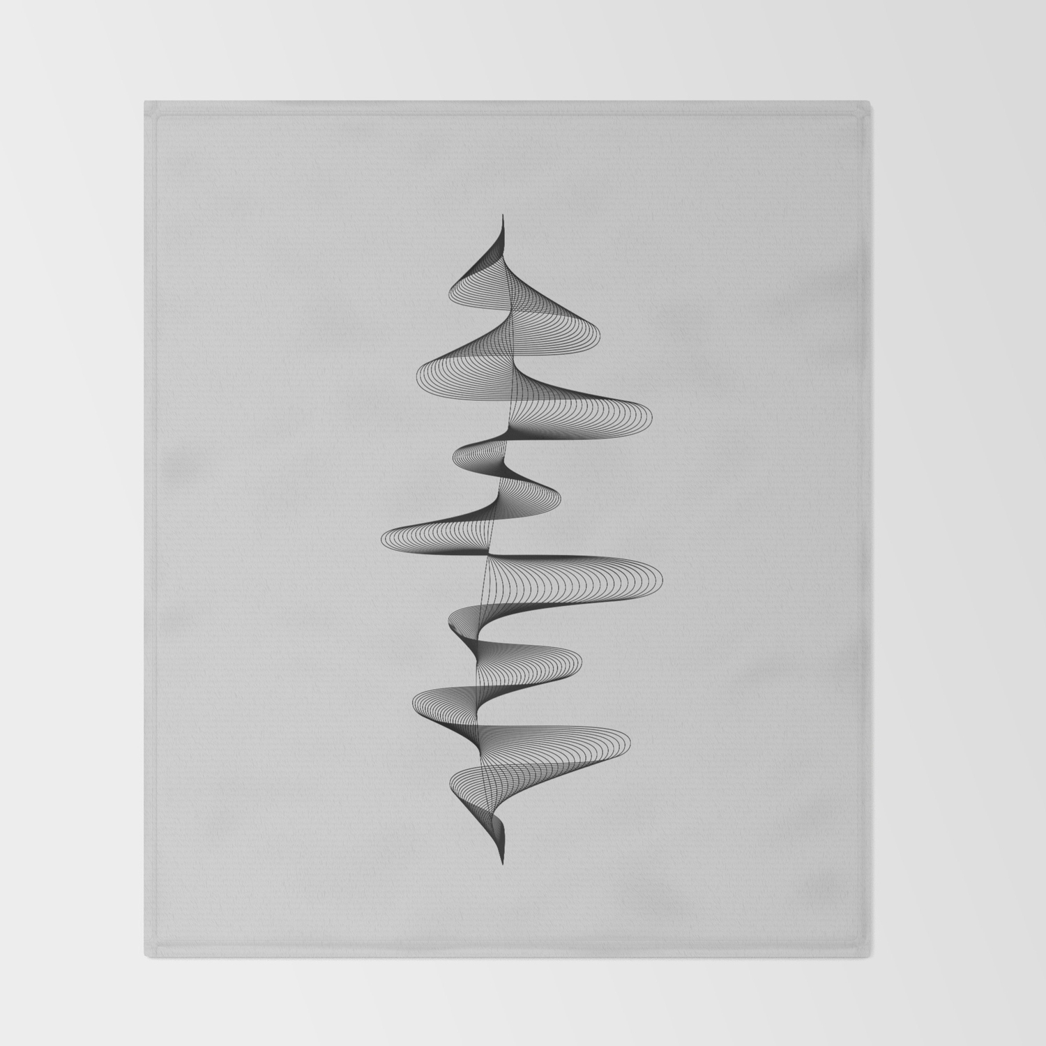 Abstract 80s Soundwave Art Music Audio Black And White Musical