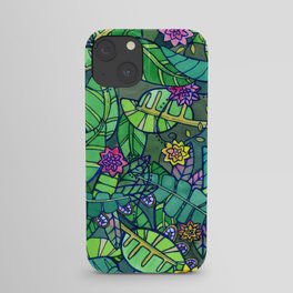 Watercolor Jungle iPhone Case