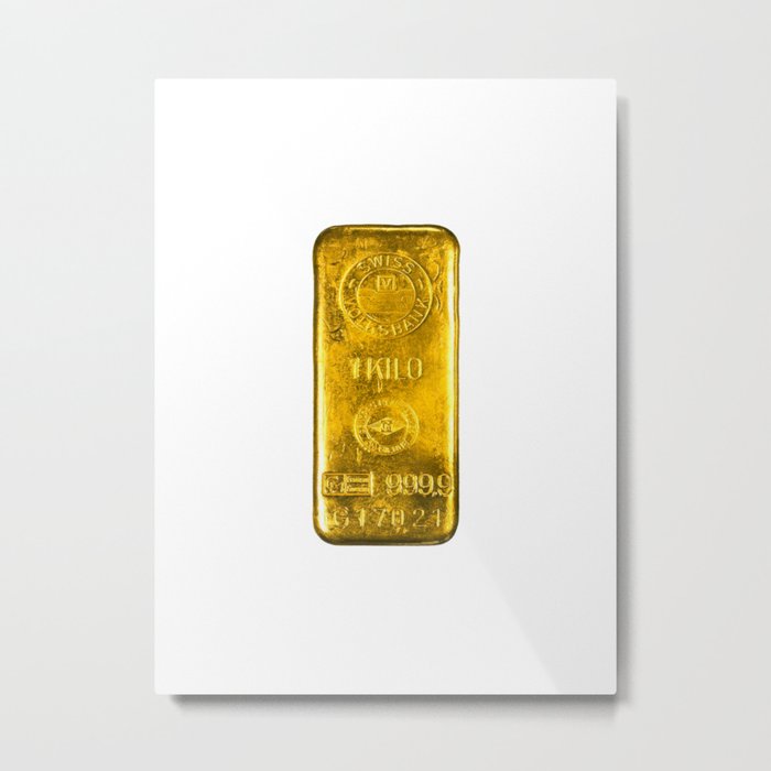 Gold Bar 02 Metal Print