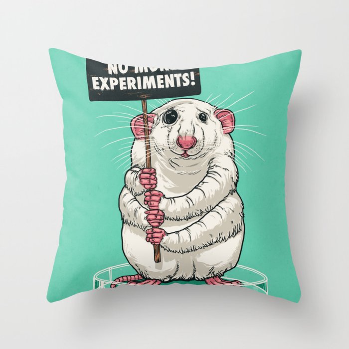 No more experiments! Throw Pillow