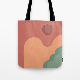 Mountain and the Sun in Singapore Art Print Tote Bag