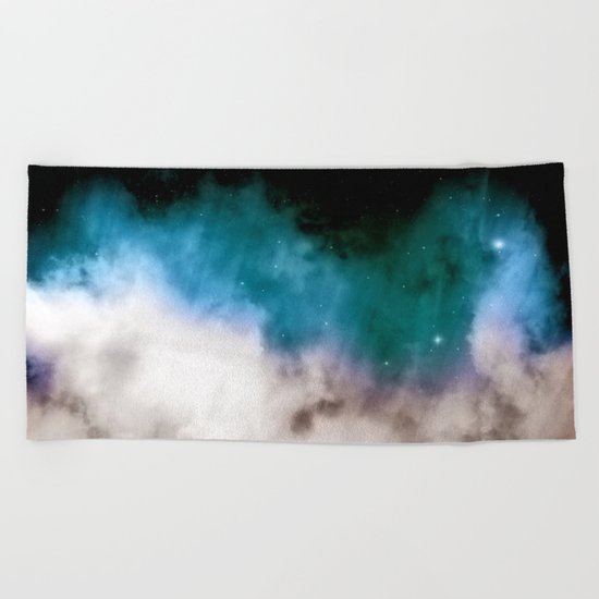 α Chara Beach Towel
