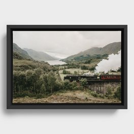 Glenfinnan Viaduct Scotland Framed Canvas