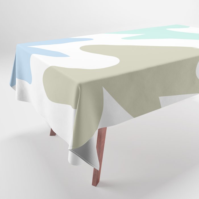 12  Abstract Shapes Pastel Background 220729 Valourine Design Tablecloth