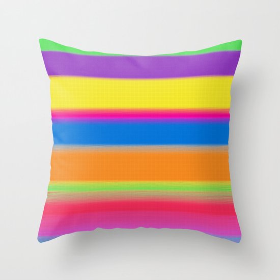 Candy Stripes. Throw Pillow