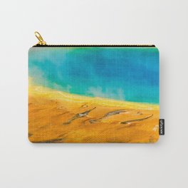 Grand Prismatic Geyser Yellowstone Nature Print Carry-All Pouch