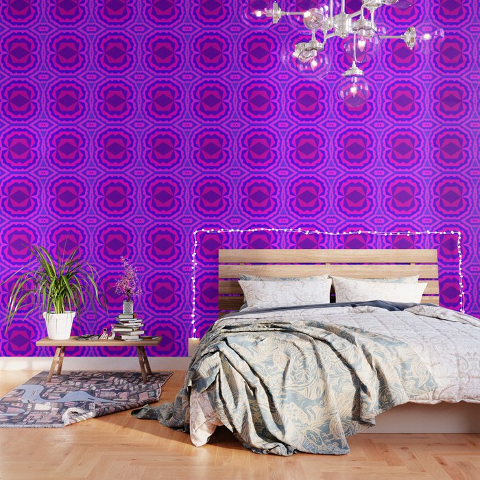 Fractal Indigenous Purple II Wallpaper