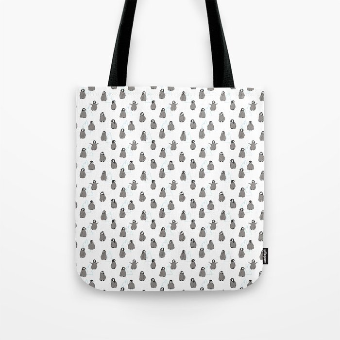 A Waddle of Penguin Chicks Tote Bag