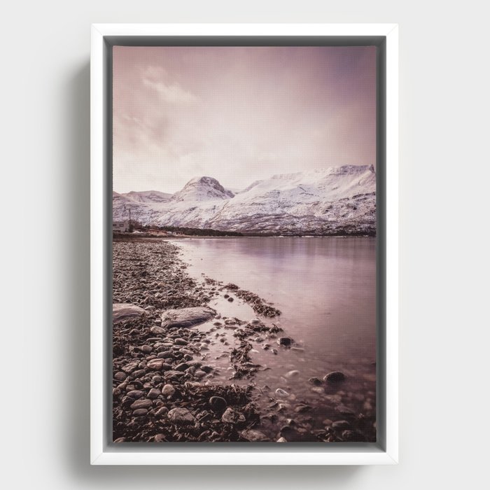 Skibotn, Norway Framed Canvas