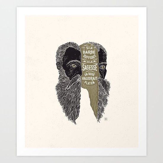 La Sagesse Art Print