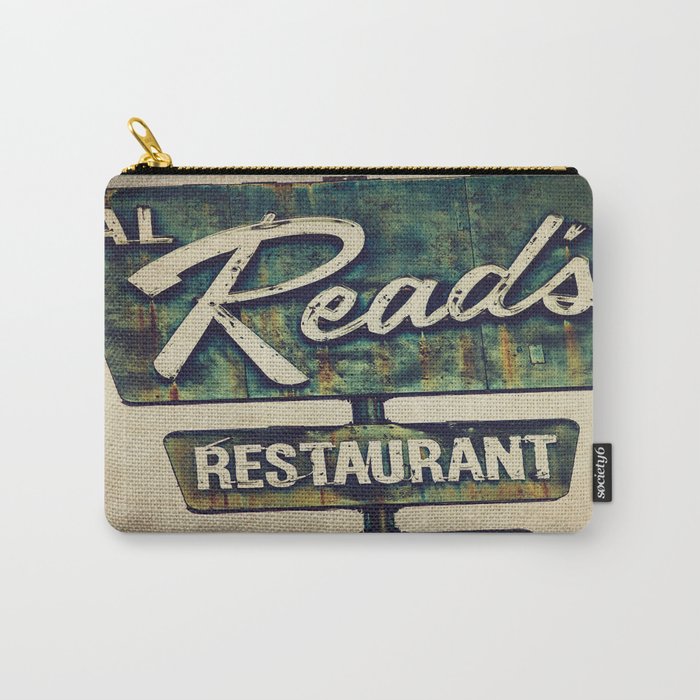 Al Read's Restaurant Vintage Sign Carry-All Pouch
