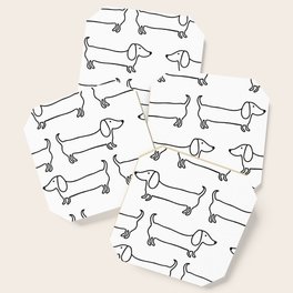 dachshund coasters