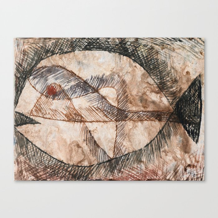 Paul Klee - C.–C. = Fisch Canvas Print