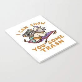Racoon And Possum I can show you some trash Aladdin and the Magic Lamp Raccoon lover Notebook
