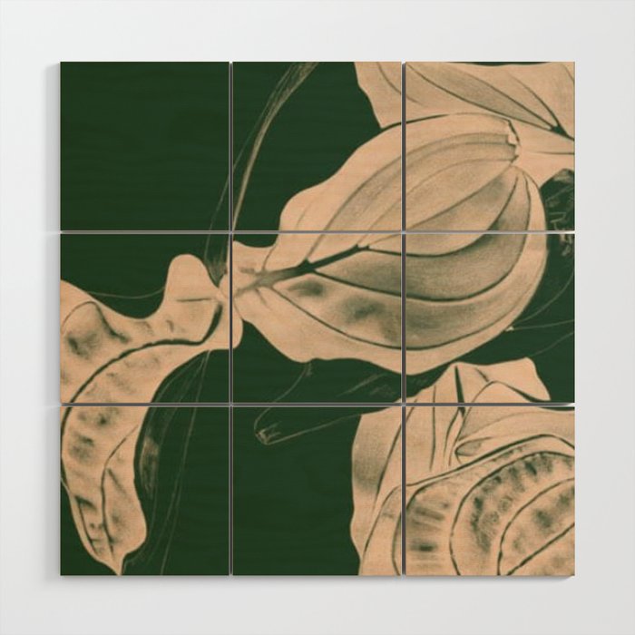 Botanical reverse Wood Wall Art